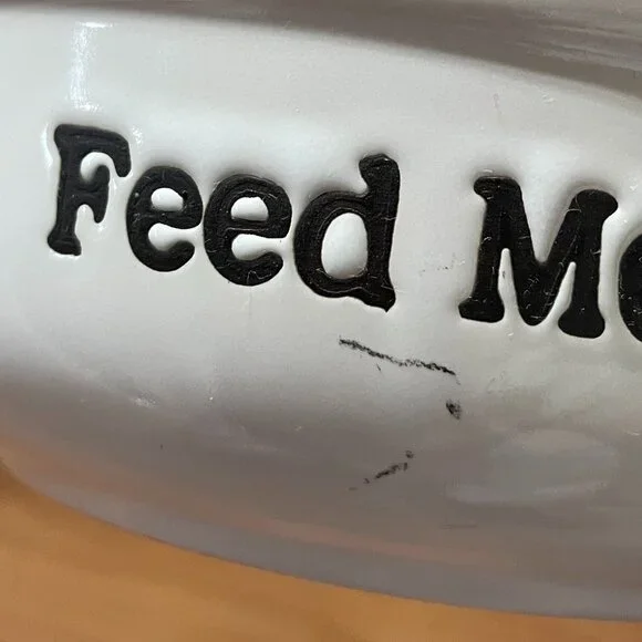 Ceramic Stoneware Bowls and Metal Stand for Cat or Small Dog. NEW, NEVER USED! - Picture 4 of 14